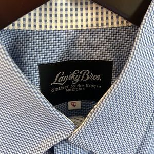 Lansky Bros Dress Shirt Vintage